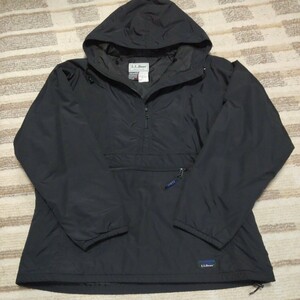 ◎LL.BEAN アノラックパーカー 米国製 ブラック US-Lサイズ thinsulate3M