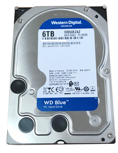 【中古パーツ】3.5 SATA 6TB 1台 正常 WDC WD60EZAZ 使用時間519H ■ HDD3676