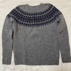 bshop ローレンスジェイスミス　Cottage industryニット 雪柄　サイズ34