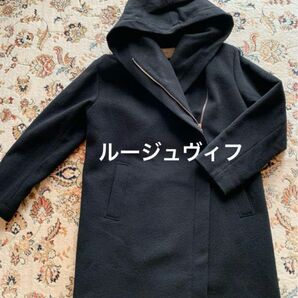 美品ルージヴィフ ウールコート 黒