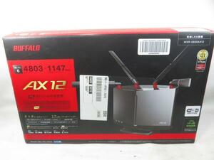 バッファロー WXR-5950AX12　WiFi ルーター　高速通信 無線LAN Wi-Fi 6 