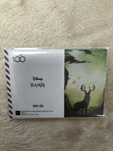 エポック　ディズニー100　切手カード　バンビ　250枚限定_画像2