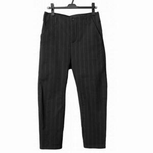 LINEA_F by incarnation OVERLOCKED STRIPE DROPCROTCH CROPPEDPANTS 定価61270円 ISAMU KATAYAMA BACKLASH m.a+ N/07 インカーネーション