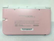 BY-705 レトロ 任天堂 Nintendo ニンテンドー3DS LL ピンク×ホワイト 本体 動作品 ケーブル付き_画像3