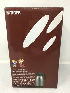 CY-097 未使用品 TIGER タイガー 魔法瓶 保温 保冷 卓上 ステンレス ポット 1.6L PWL-B162-XS