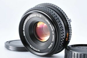 2740R435 ミノルタ Minolta MD Rokkor-X 45mm F2 Pancake マニュアルレンズ [動作確認済]