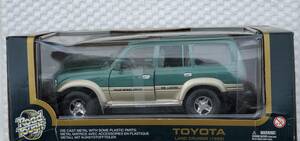 Road Tough 1/18 左右ドア未開封 トヨタ ランドクルーザー 1992 SUV 80系 ミニカー ロードタフ TOYOTA