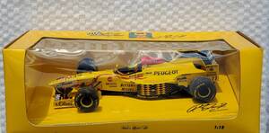タイヤ汚れあります F1 1/18 ジョーダン グランプリ 1997 シューマッハ ミニカー Paul's model　art