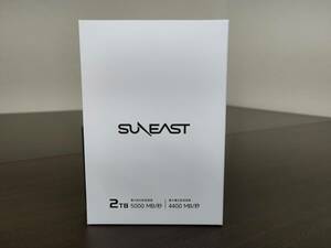 SUNEAST 2TB NVMe SSD PCIe Gen 4.0×4 (最大読込: 5,000MB/s 最大書込：4,400MB/s) M.2 Type 2280 SSD 3D TLC SE900NVG50-02TB 