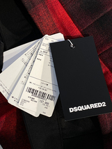 定価13.9万 ディースクエアード DSQUARED2 前後で異素材をドッキングさせた遊びたっぷりのウール混プリーツスカート イタリア製_画像7