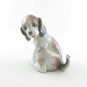 美品 LLADRO リヤドロ 6210 「犬(マイフレンド)」 フィギュリン 人形 オブジェ インテリア SY7655A2