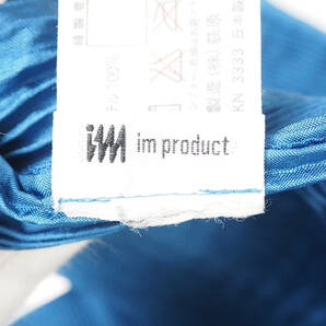 美品 im product ISSEY MIYAKE アイムプロダクト イッセイミヤケ プリーツエプロンドレス ポリエステル100％ レディース AY4851A18の画像3