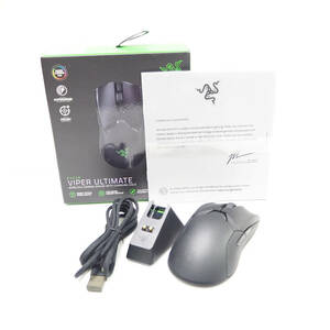 美品 RAZER レイザー VIPER ULTIMATE ゲーミングマウス ワイヤレス eスポーツ HM317C