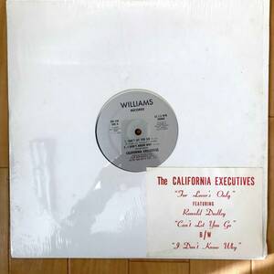 12inch シングル THE CALIFORNIA EXECUTIVES／CAN'T LET YOU GO USオリジナル盤 モダンソウル スウィートソウル