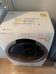 【直接引取限定・一部配送可】一連動作確認済　シャープ ドラム式洗濯乾燥機 ピンクゴールド系 ES-S7G-NL [洗濯7.0kg/乾燥3.5kg/2022年製