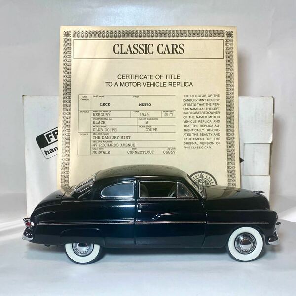 DANBURY MINT 1/24 1949 MERCURY CLUB COUPE '49 MERC マーキュリー　ダンバリーミント