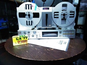 【HTS】AKAI GX-77 EE対応オートリバース機　オーバーホール整備済 お勧めの一品！　御奉仕品です［管 A_093］