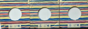 ☆UK盤7INCH PARLOPHONE company sleeve 初期版3枚 BEATLES....