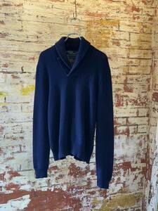 Ralph Lauren SHAWL COLLAR COTTON SWEATER KNIT ラルフローレン ショールカラー コットンセーター コットンニット アメトラ トラッド TRAD