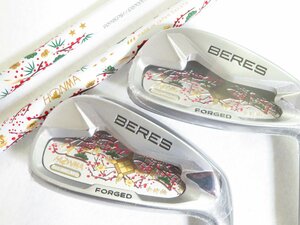 【未使用品・2星★★・8本・S】 ホンマ　本間 HONMA ベレス　AIZU アイズ　8本　ARMRQ MX FLEX=S　2S　会津絵