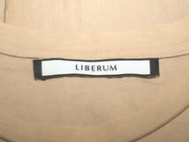 liberum リベルム 20SSオーバーサイズポケットTシャツ1ベージュ 日本製_画像3