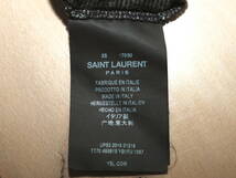 SAINT LAURENT PRAIS サンローラン 17SS薄手ボーダーTシャツXS白×黒 Italy製_画像4