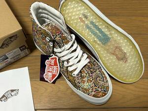 VANS リバティ ハイカット シューズ スニーカー 24.5 新品 未着用 猫 ペイズリー 靴