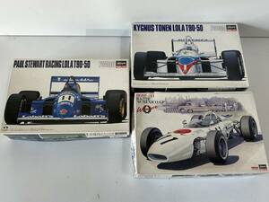 ⑮j612◆Hasegawa ハセガワ◆F-1 F1 ローラ T90-50 F3000+HONDA F1 RA272E '65 MEXICO+キグナス トーネン ローラ プラモデル 模型 未組立