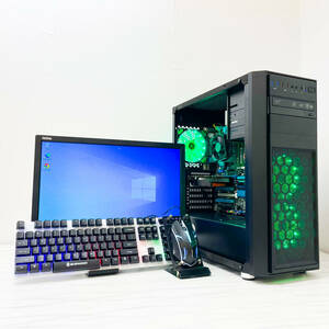 Valorant FPS201値　ゲーミングPC一式セット　　i7-2600　GTX750　FX　株　ストレージ6000GB　office2020　SSD240GB　Wifi接続