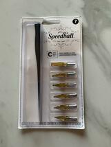 Speedball Cシリーズレタリングペンセット ペンホルダー 6本_画像3