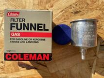 ●コールマン Coleman 199C1111 FILTER FUNNEL ヴィンテージ フューエル ファンネル●USA じょうご 漏斗 ロート 燃料 ガソリン_画像1