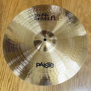 ◆PAISTE◆SOUND FORMULA FULL CRASH 16インチ 約1103g 中古 パイステ サウンド フォーミュラ