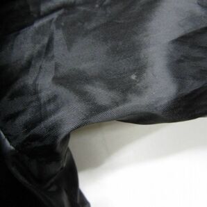 USA製 サイズ XL AUBURN スタジアム ジャンパー ナイロン ジャケット スタジャン ブラック ワンポイント 刺繍 古着 ビンテージ 3D1710の画像8