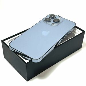 【フェア品】Apple｜iPhone 13 Pro Max 128GB｜SIMフリー｜最大バッテリー容量91%｜シエラブルー｜動作確認済｜速達発送可