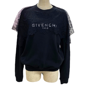 GIVENCHY ジバンシー スウェット トレーナープルオーバー 長袖 アパレル ロゴ コットン ブラック 黒 (サイズ XS)