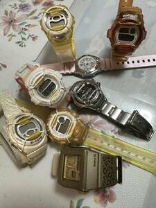 CASIO カシオ Baby -G 8点まとめジャンク品管理番号12-66