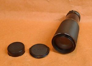 l240 Canon ZOOM LENS FD 100-300mm 1:5.6 レンズ マニュアルフォーカス サイズ：約 直径5.5×高さ22.5ｃｍ /60