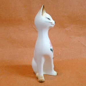 l046 陶器 猫の置物 2点まとめセット インテリア 飾り アンティーク コレクション 昭和レトロ /60の画像9