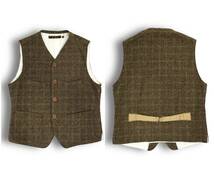 FREEWHEELERS EMERSON LATE 1800s TAILORED / フリーホイーラーズ ツイード スリーピース サックコート ベスト トラウザーズ セットアップ_画像3