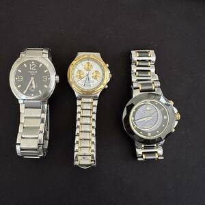 ブランド腕時計 J.HARSSON DIAMOND, CARIB ALBA , TISSOT ジャンク腕時計