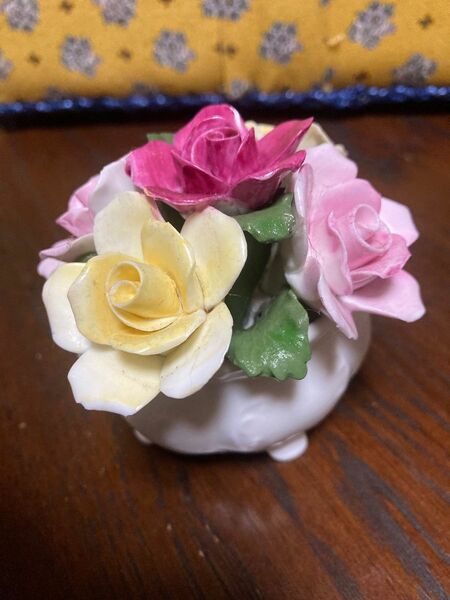 エインズレイ　陶花　薔薇(箱付き)