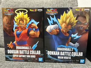 新品 ドラゴンボール ドッカンバトルコラボ 孫悟空 魔人ベジータ フィギュア ２体セット