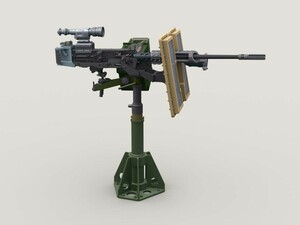 レジェンド LF3D071 1/35 M2重機関銃 汎用ペデスタル マウント・ガンシールド