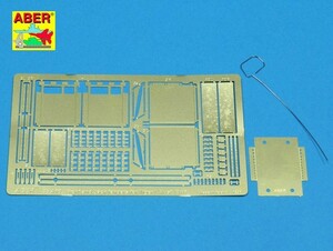 アベール 35A010 1/35 ドイツ タイガーI戦車前後フェンダー