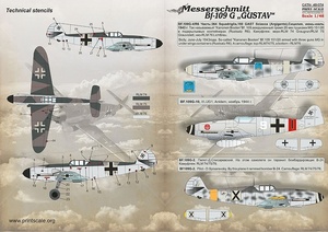 プリントスケール 48-074 1/48 メッサーシュミット Me-109 G