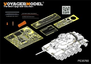 ボイジャーモデル PE35760 1/35 現用アメリカ M60A1 主力戦車 エッチングセット(AFV35060用)