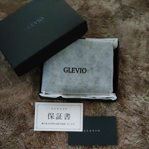 未使用 完品 ブランド glevio メンズ専用折りたたみ式長財布 