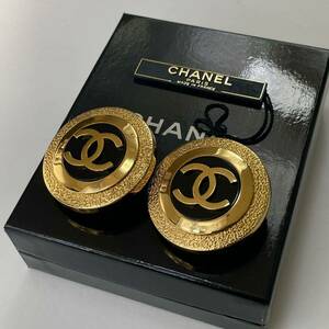 美品 CHANEL シャネル イヤリング ゴールド ココマーク　93P　正規品　CH231201H02