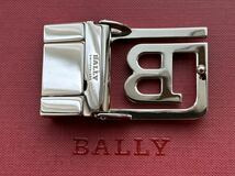 【美品】BALLY 紳士用ベルト ブラック_画像2