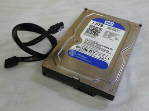 Western Digital（WD Blue）HDD WD10EZEX / 3.5インチ 1TB SATA ハードディスク SATAケーブル付き 動作品保証#MM80150